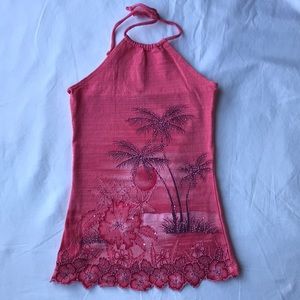 Vanity Holter neck shirt